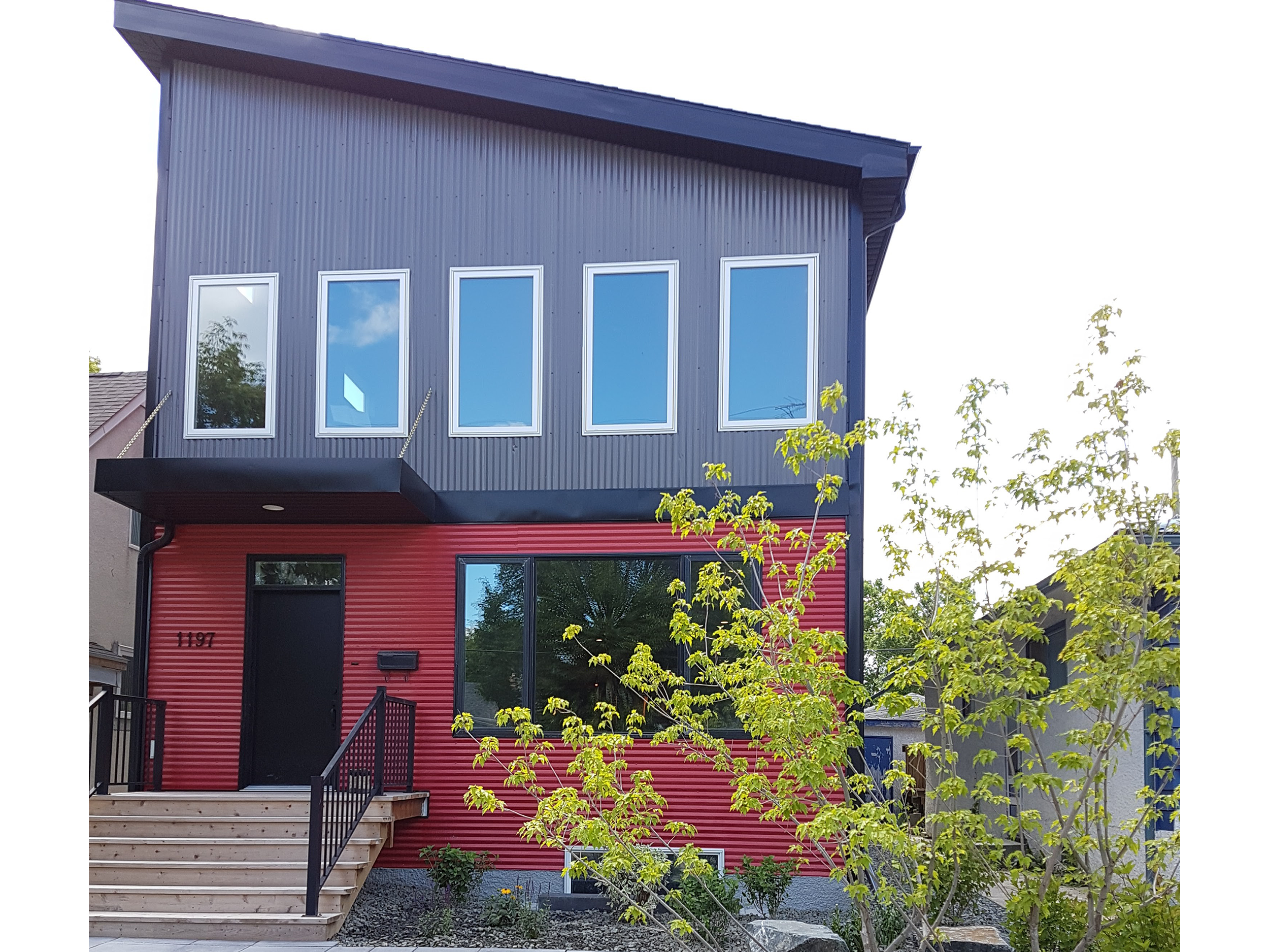 Modern twist in an established neighborhood
