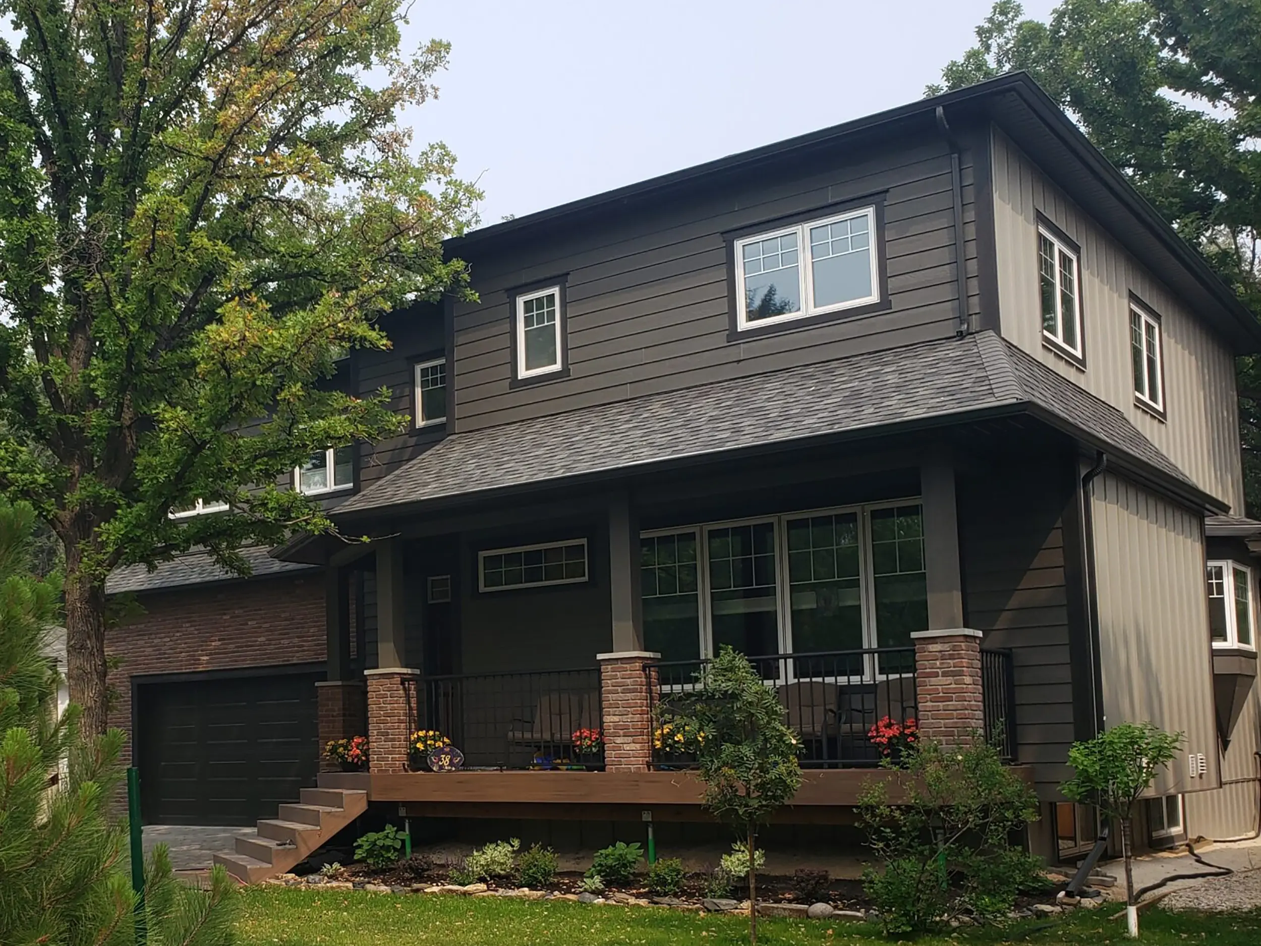 Custom home exterior