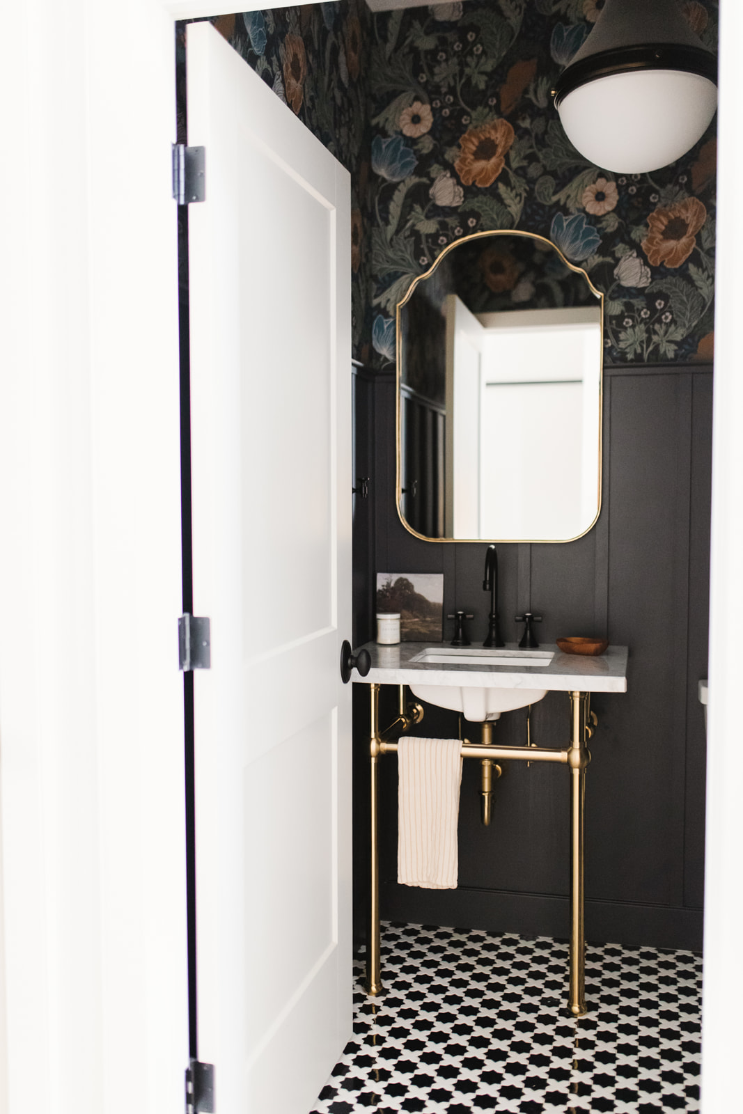 Custom powder room interior
