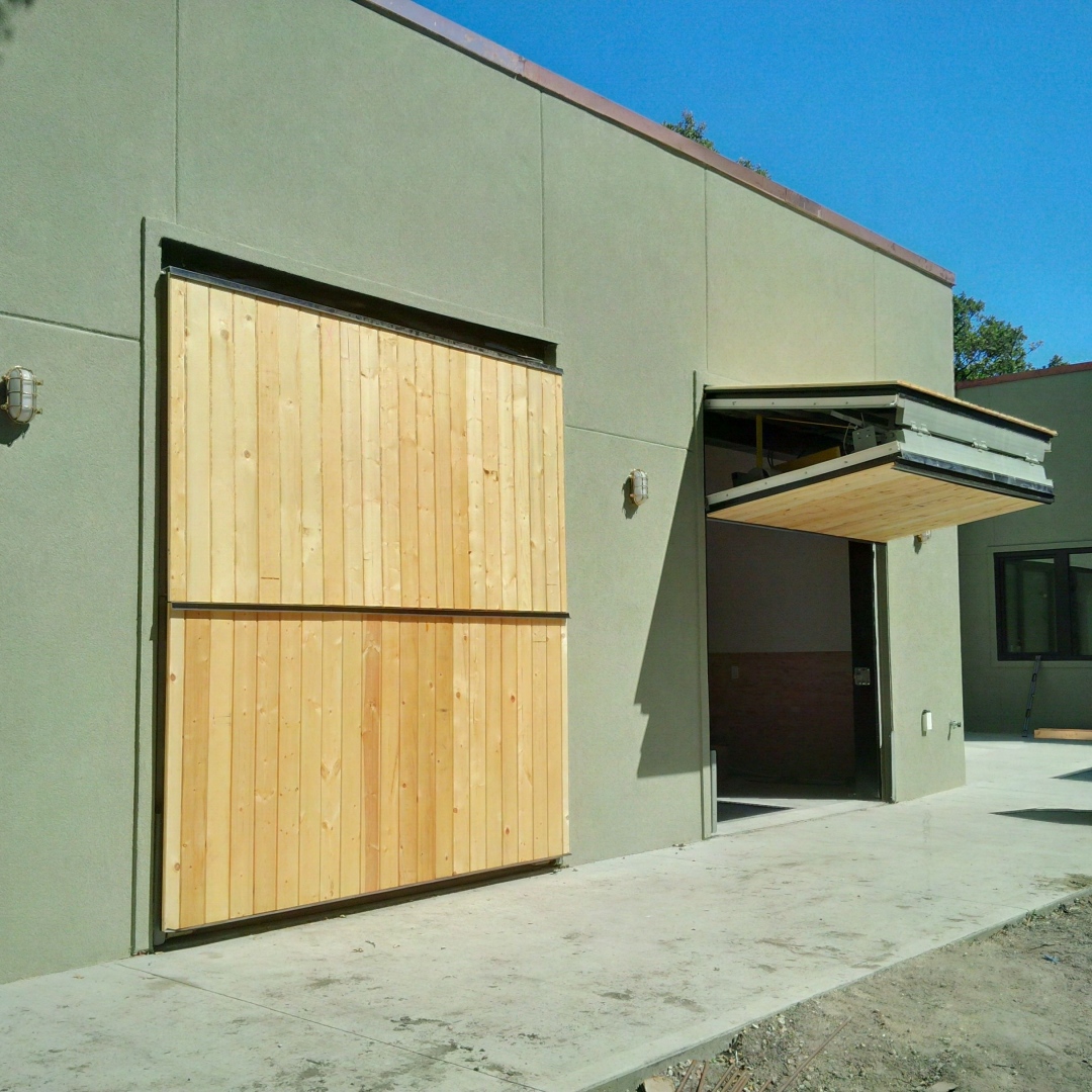 Custom overhead doors at the Marlton project